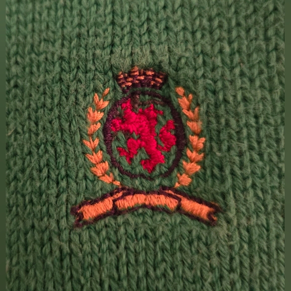 NWOT - Vintage Tommy Hilfilger Crew Neck Sweater; Size 2T; Cool old-school logo - Picture 3 of 7